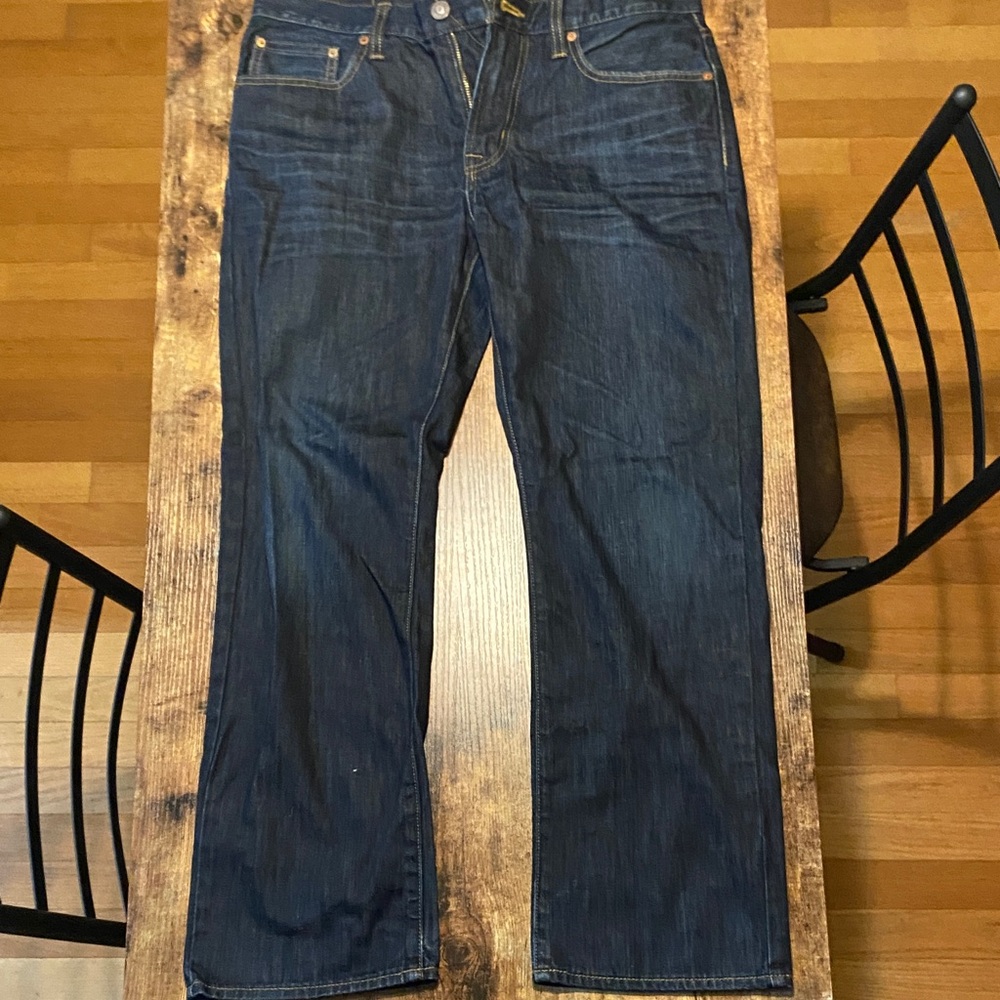 American Eagle Outfitters Dark Blue Men's Straight Jeans